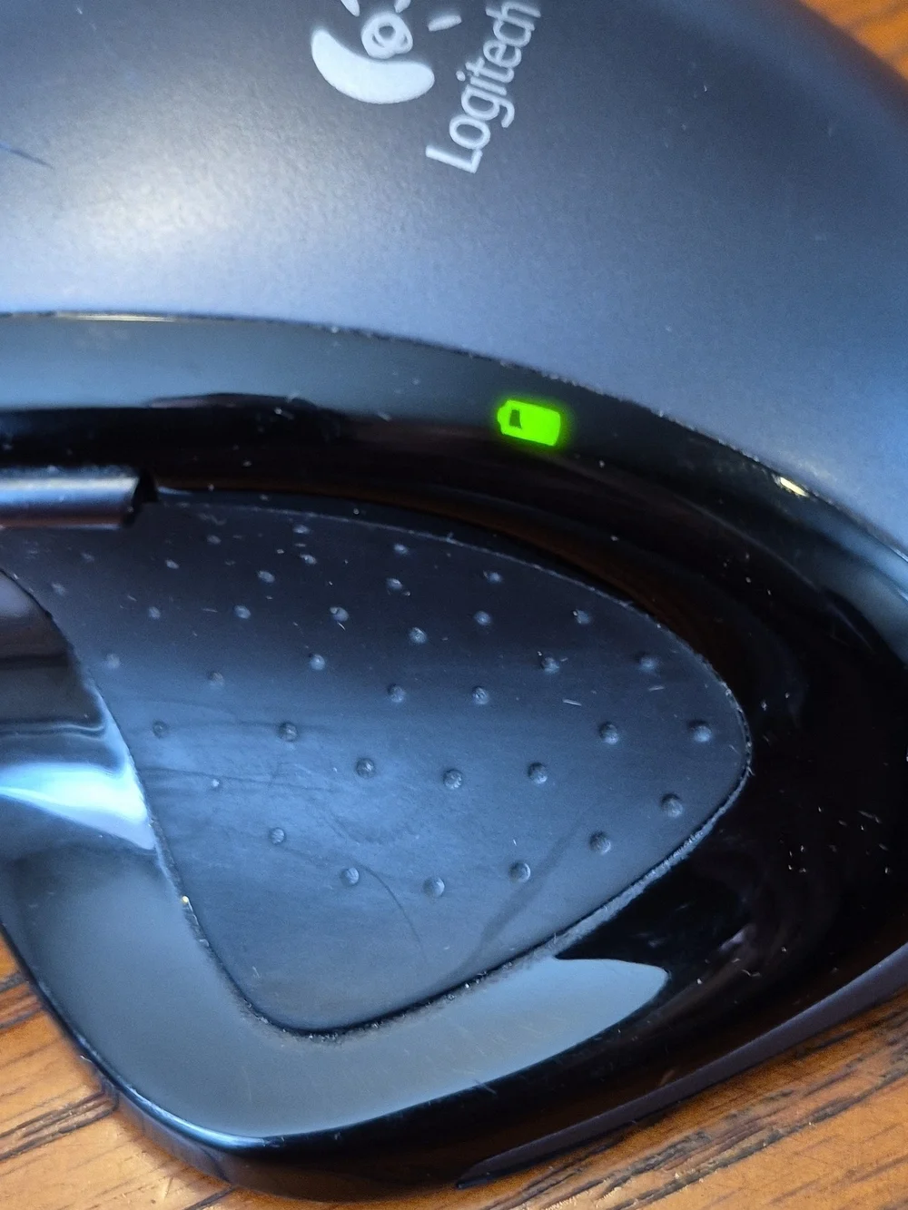 Logitech MX Revolution M-RBQ124 Ergonomic Wireless Laser Mouse W/ Charger & USB